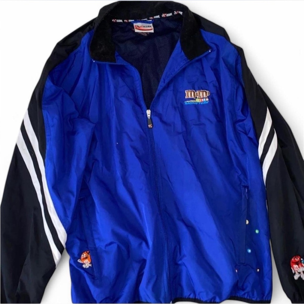 vintage m&m racing jacket windbreaker bomber